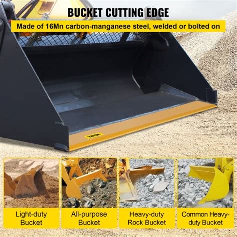 60 skid steer bucket cutting edge|aftermarket skid steer cutting edges.